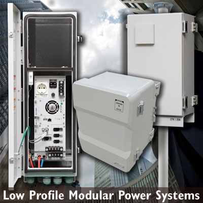 low profile modular power systems